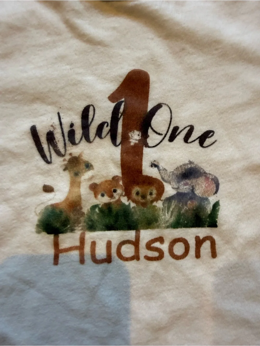 The Children's Place White 'Wild One' HUDSON Woodland Animals Tee